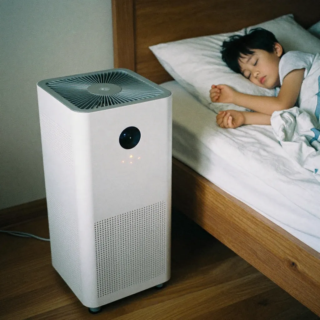Portable hybrid air purifier with ionizer